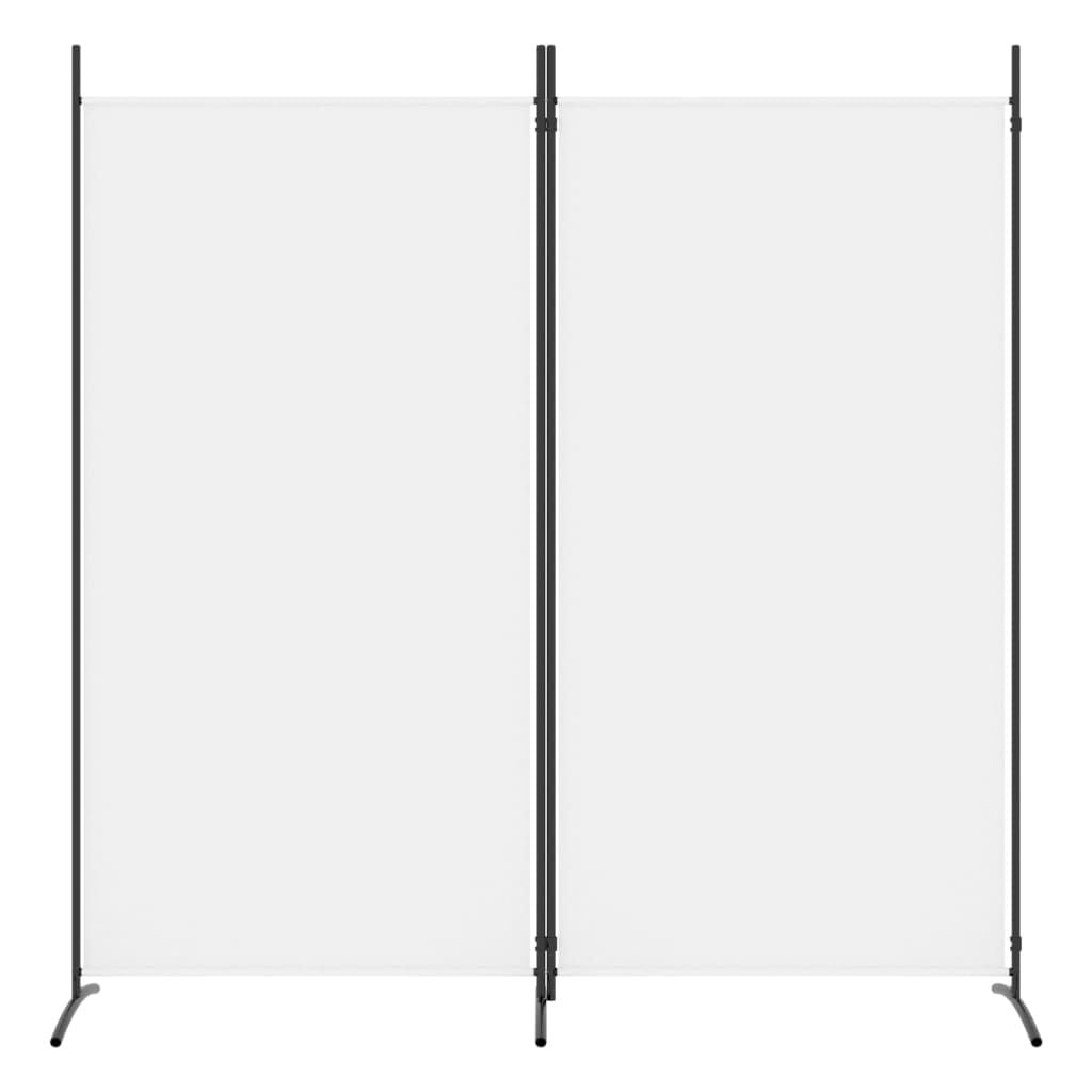 Vidaxl Raumteiler 2-teilig 175x180 cm Weiß - 31% Rabatt