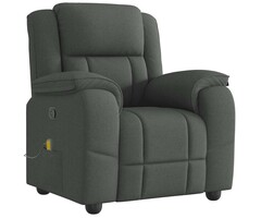 Massagesessel Dunkelgrau verstellbar - 35% Rabatt