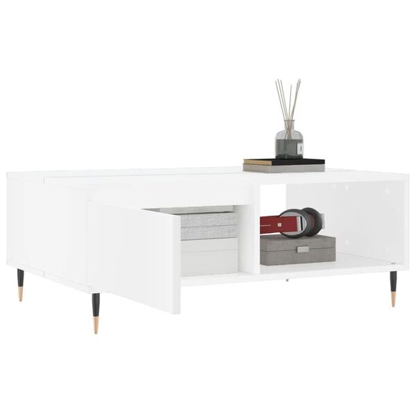 Couchtisch 90x60x35 cm Weiß - 33% Rabatt auf das Ausstellungsstück