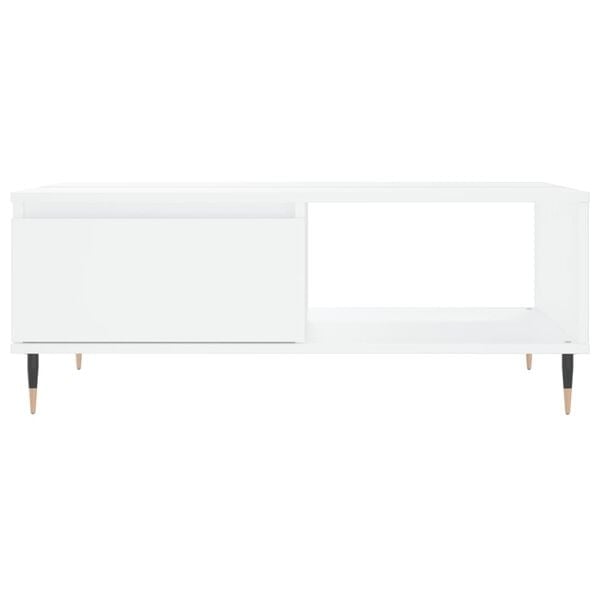 Couchtisch 90x60x35 cm Weiß - 33% Rabatt auf das Ausstellungsstück