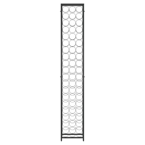 Weinregal für 57 Flaschen, 34x18x200 cm, Schwarz - 35% Rabatt