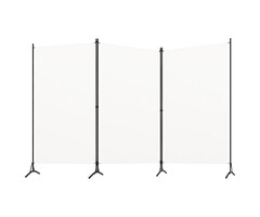Raumteiler 3 Paneele 260x180cm Weiß Wit zwart M - 33% Rabatt
