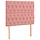 Samt Kopfteil Rosa 90x118/128 cm - 33% Rabatt