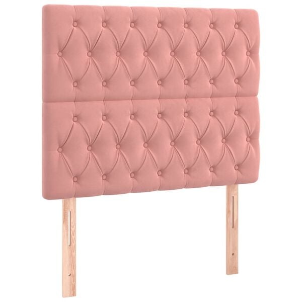 Vidaxl Samt Kopfteil Rosa 90x118/128 cm - 33% Rabatt