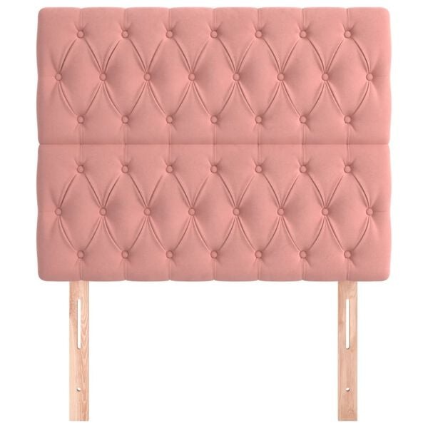 Vidaxl Samt Kopfteil Rosa 90x118/128 cm - 33% Rabatt