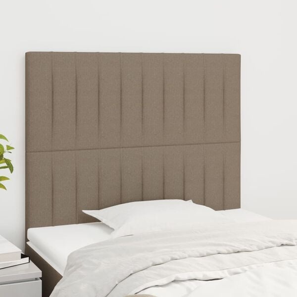 Vidaxl Stoff Kopfteil 90x128cm Taupe - 29% Rabatt