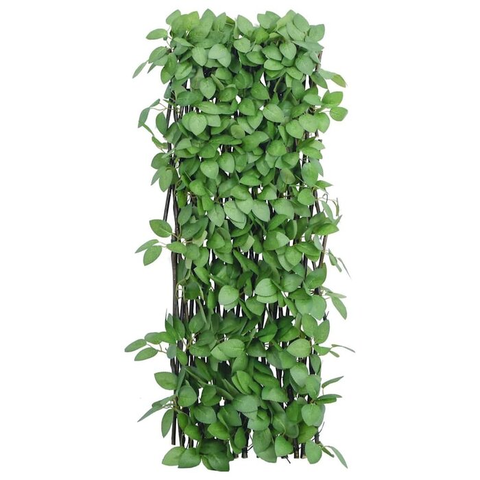 Vidaxl 5x Künstliche Efeu-Hecke, ausziehbar, Groen hout, M, 34% Rabatt