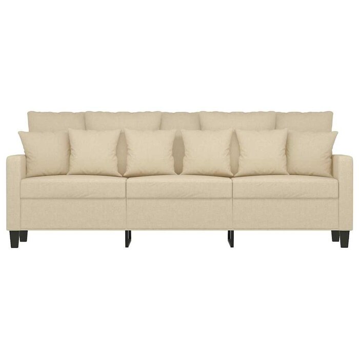 Vidaxl 3-Sitzer Sofa Creme 180 cm - 35% Rabatt - Ausgepackt & Neuwertig