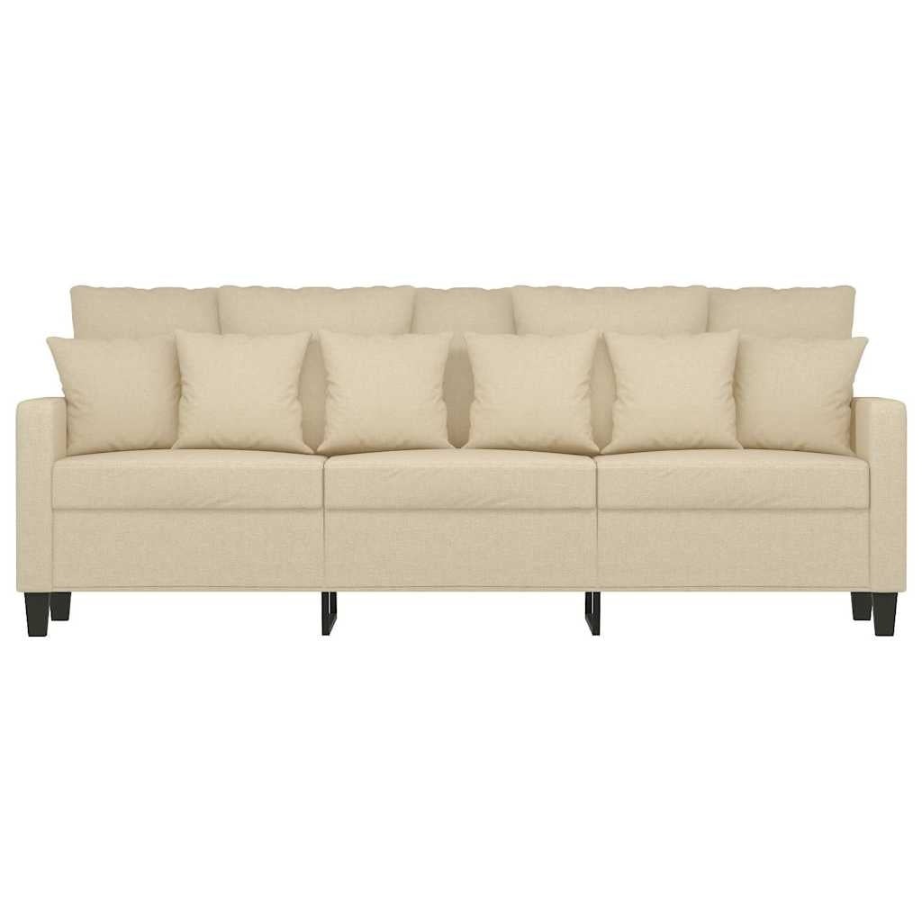 Vidaxl 3-Sitzer Sofa Creme 180 cm - 35% Rabatt - Ausgepackt & Neuwertig