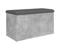 Vidaxl Aufbewahrungsbank in Betongrau - 82x42x45 cm - 34% Rabatt