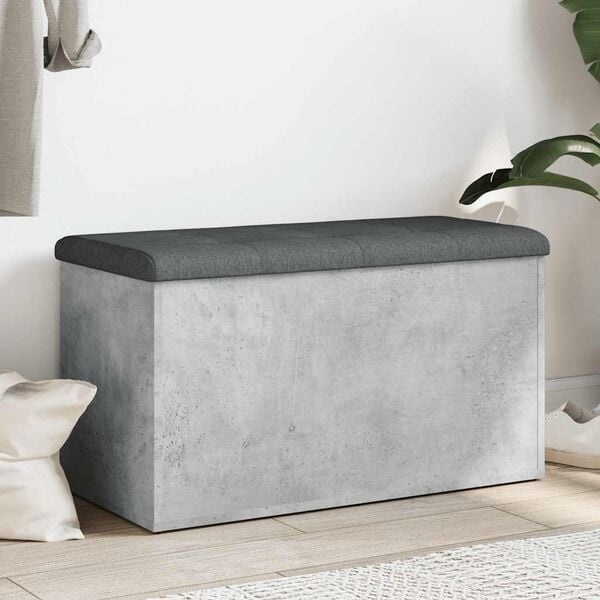 Vidaxl Aufbewahrungsbank in Betongrau - 82x42x45 cm - 34% Rabatt