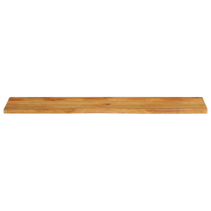 Vidaxl Tischplatte Mangoholz 160x30 cm Naturkante, Eichenoptik - 34% Rabatt