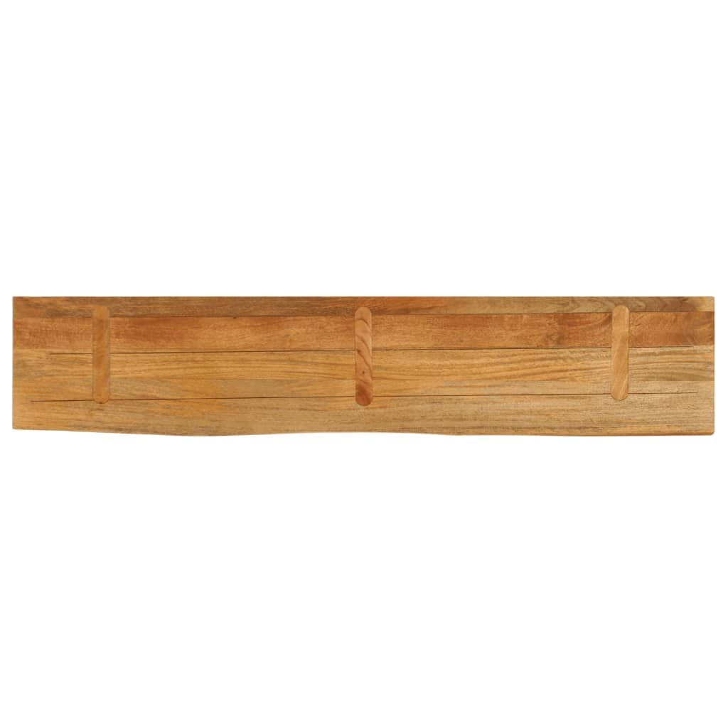 Vidaxl Tischplatte Mangoholz 160x30 cm Naturkante, Eichenoptik - 34% Rabatt