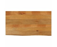 Vidaxl Massivholz-Tischplatte Mangoholz mit Naturkante 120x60cm - 38% Rabatt