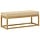 Gartenhocker Akazienholz Whitewash & Beige - 34% Rabatt