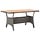 Gartentisch Akazienholz & Rattan 120x70cm - 35% Rabatt