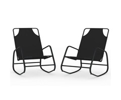 Vidaxl 2er Set Schaukelliege Schwarz L - 34% Rabatt