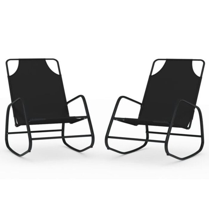 Vidaxl 2er Set Schaukelliege Schwarz L - 34% Rabatt