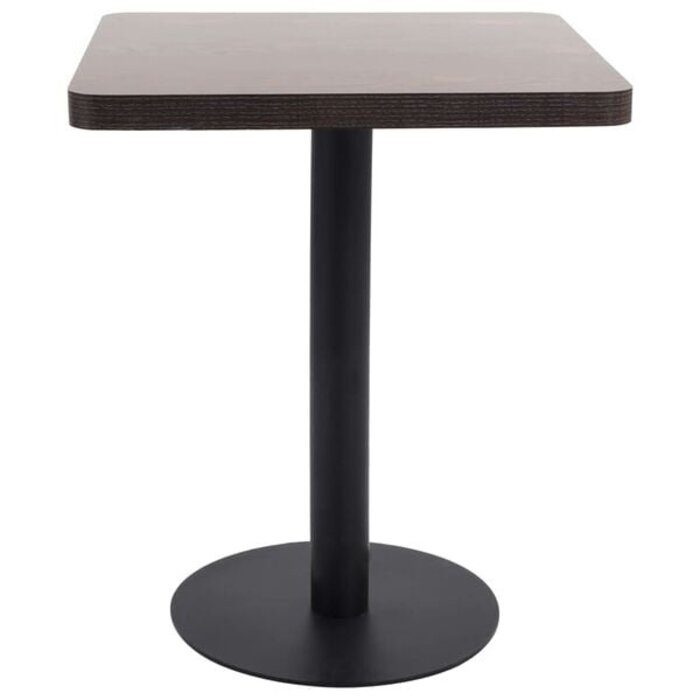 Vidaxl Bistrotisch 60x60 cm MDF Dunkelbraun - 34% Rabatt