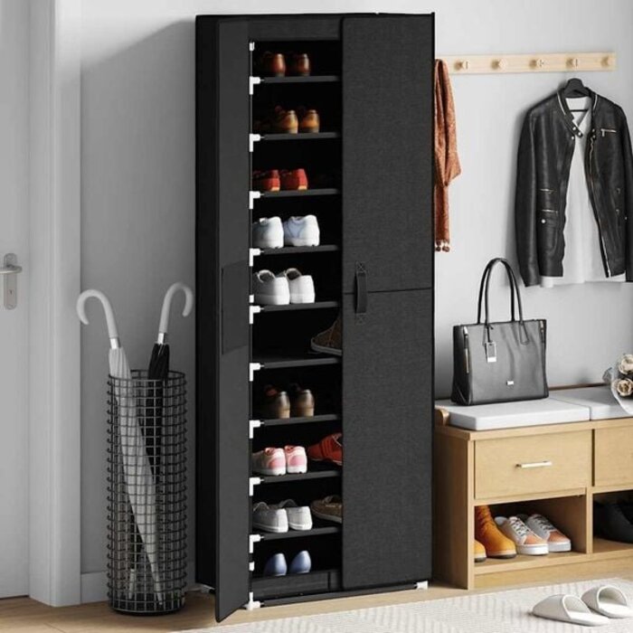 Vidaxl Schuhschrank 10 Ebenen, 60x30x166 cm - 33% Rabatt