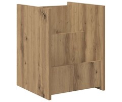 Vidaxl Zeitschriftenständer in Artisan-Eiche - 35x35x45 cm - 31% Rabatt
