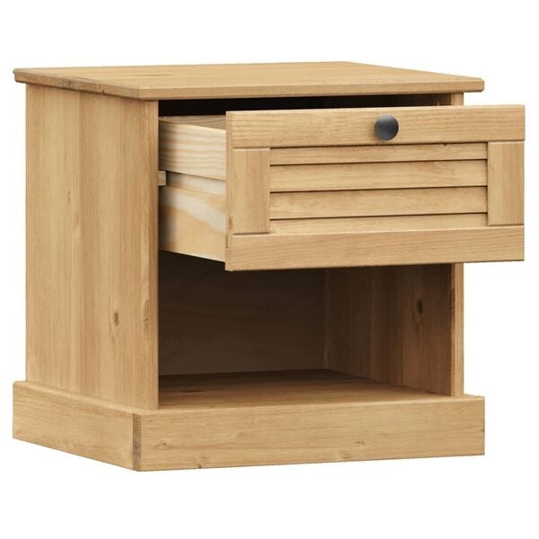 Vidaxl Nachtschrank VIGO aus Kiefernholz honigbraun - 33% Rabatt
