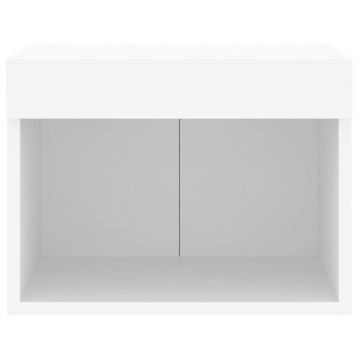 Vidaxl Wand-Nachtschrank mit LED Weiß 40x30x30 cm - 30% Rabatt