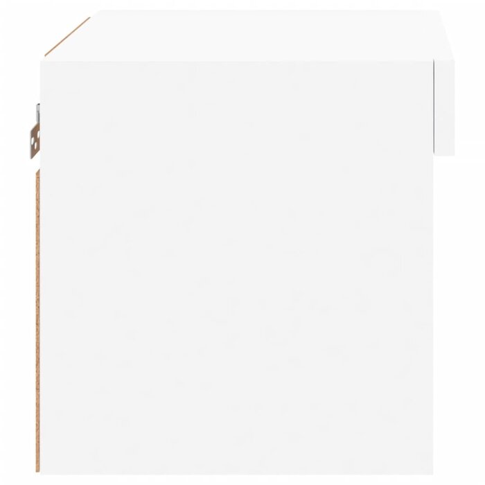 Vidaxl Wand-Nachtschrank mit LED Weiß 40x30x30 cm - 30% Rabatt
