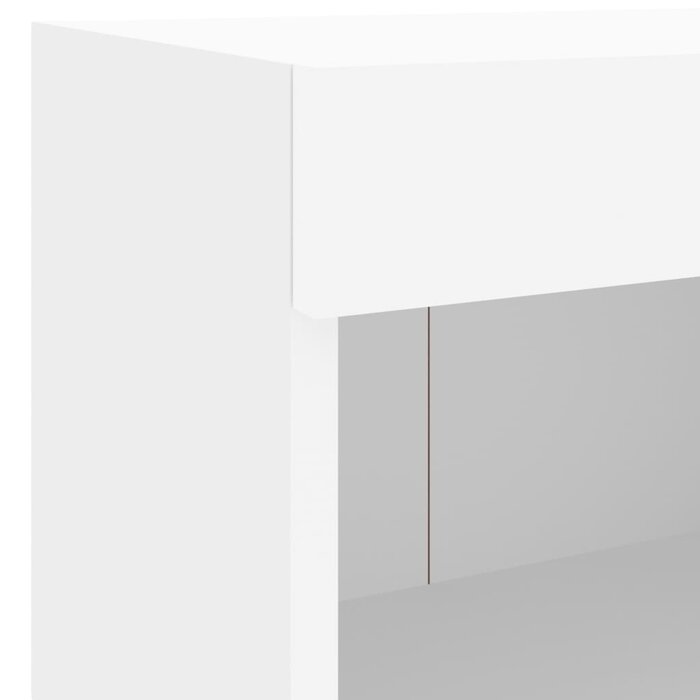 Vidaxl Wand-Nachtschrank mit LED Weiß 40x30x30 cm - 30% Rabatt