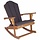 Adirondack Garten-Schaukelstuhl aus Teakholz - 35% Rabatt