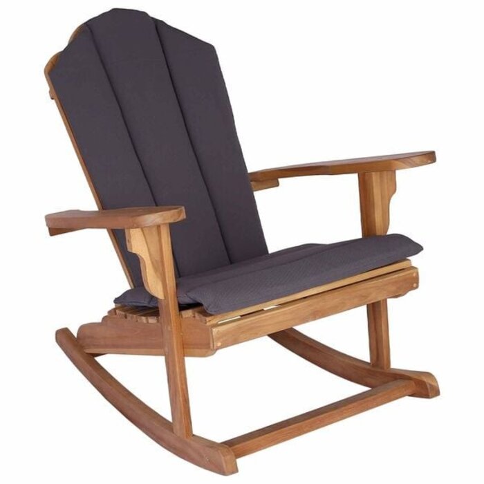 Vidaxl Adirondack Garten-Schaukelstuhl aus Teakholz - 35% Rabatt