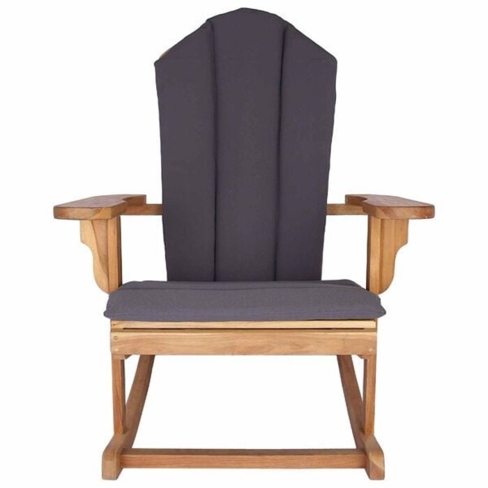 Vidaxl Adirondack Garten-Schaukelstuhl aus Teakholz - 35% Rabatt