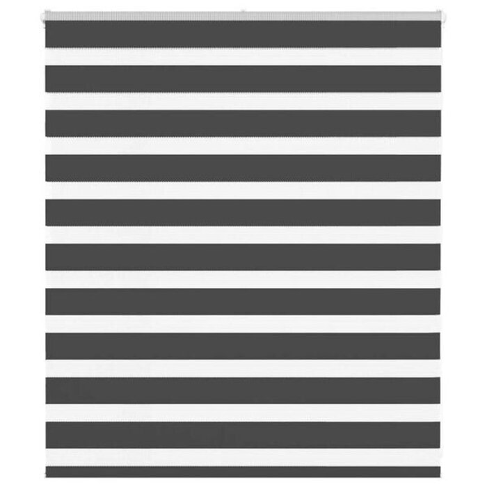 Vidaxl Doppelrollo Zebra 130x100 cm Schwarz - 31% Rabatt auf Retourenware