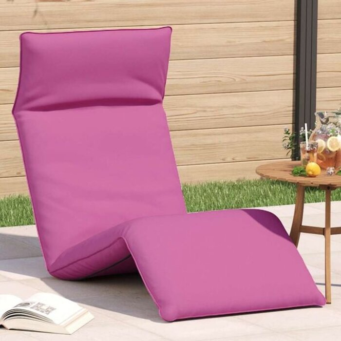 Vidaxl Klappbare Gartenliege in Rosa - 175 x 54 cm - 34% Rabatt