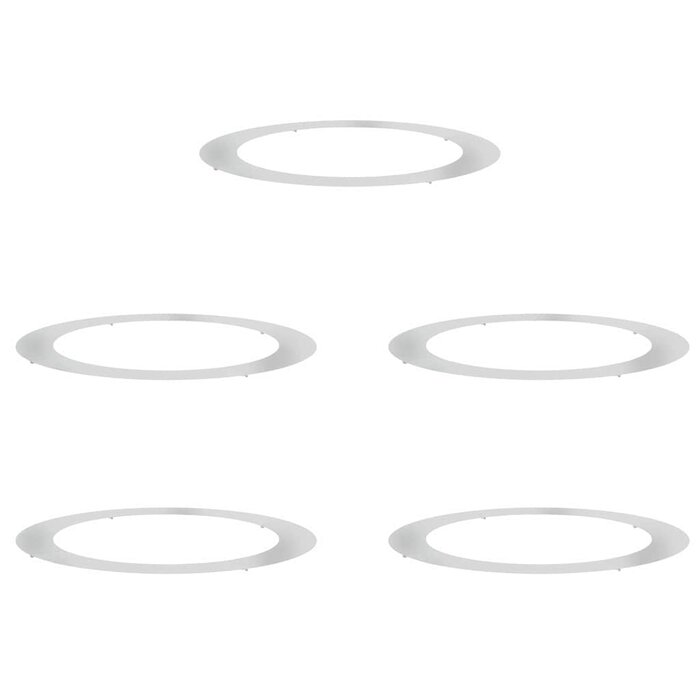 Vidaxl Baumring für Baumscheiben 5er-Set Ø 120 cm - verzinkter Stahl - 29% Rabatt