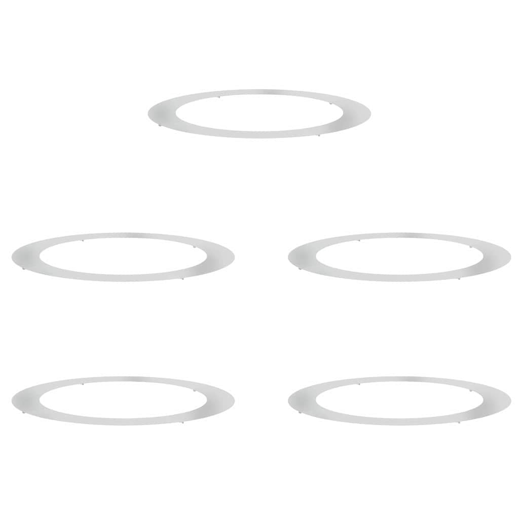 Vidaxl Baumring für Baumscheiben 5er-Set Ø 120 cm - verzinkter Stahl - 29% Rabatt