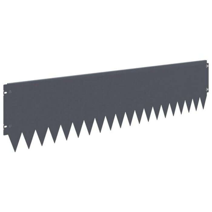 Vidaxl Rasenmähkante 10er Set Stahl Anthrazit 103 x 25 cm - 34% Rabatt