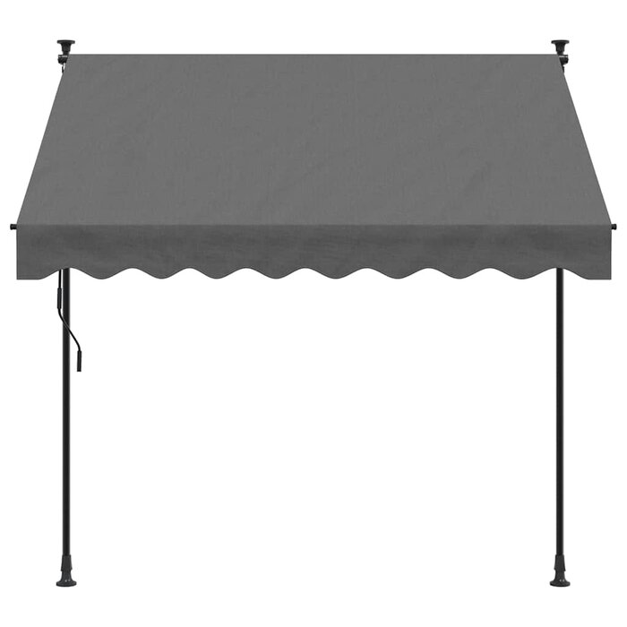 Vidaxl Ausziehbare Markise 200x150 cm in Anthrazit - 35% Rabatt