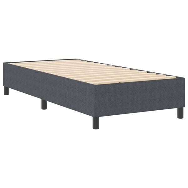 Vidaxl Plattform-Bettgestell 80x200 cm, Dunkelgrau - 34% Rabatt