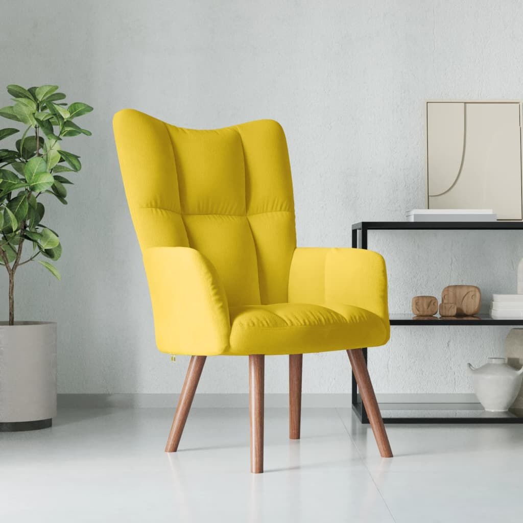 Vidaxl Samt Relaxsessel in Senfgelb - 34% Rabatt