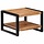 Couchtisch 60x60x40 cm Akazienholz & Eisen - 34% Rabatt - Ausgepackt