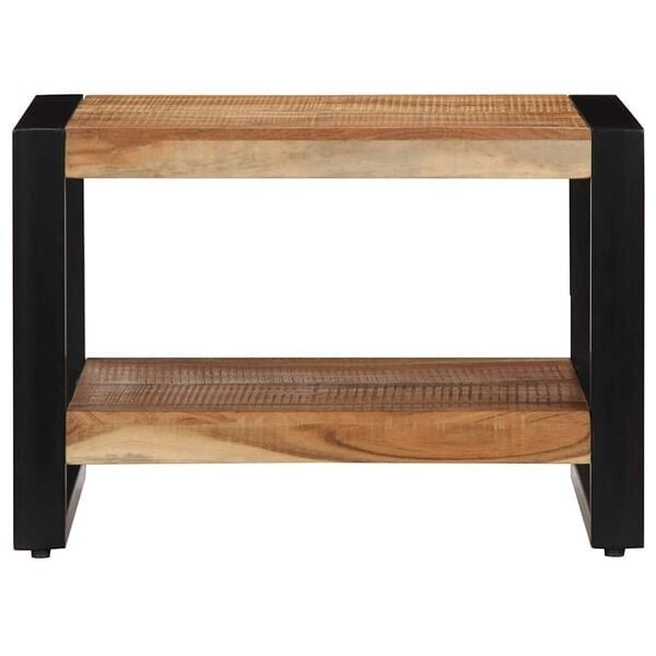 Vidaxl Couchtisch 60x60x40 cm Akazienholz & Eisen - 34% Rabatt - Ausgepackt