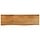 Massive Mangoholz-Tischplatte 110x30 cm mit Naturkante - 34% Rabatt