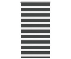 Vidaxl Doppelrollo Zebra-Rollo 75x150 cm Schwarz - 30% Rabatt