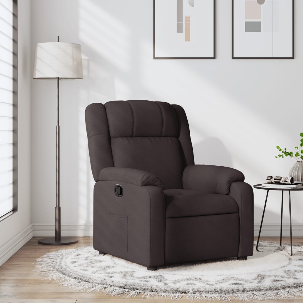 Vidaxl Verstellbarer Relaxsessel in Dunkelbraun - 35% Rabatt