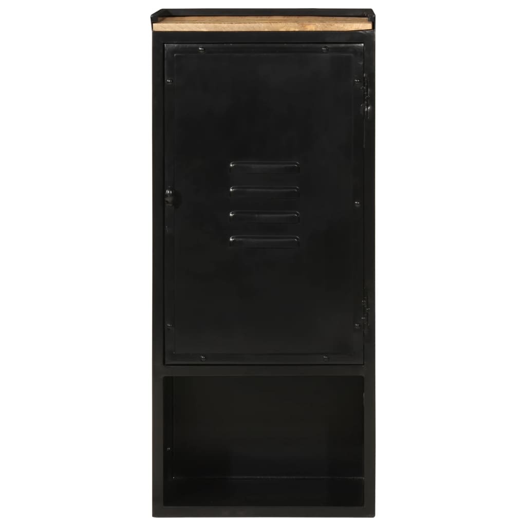 Vidaxl Badezimmerschrank Mangoholz & Eisen 40x27x90cm - 34% Rabatt