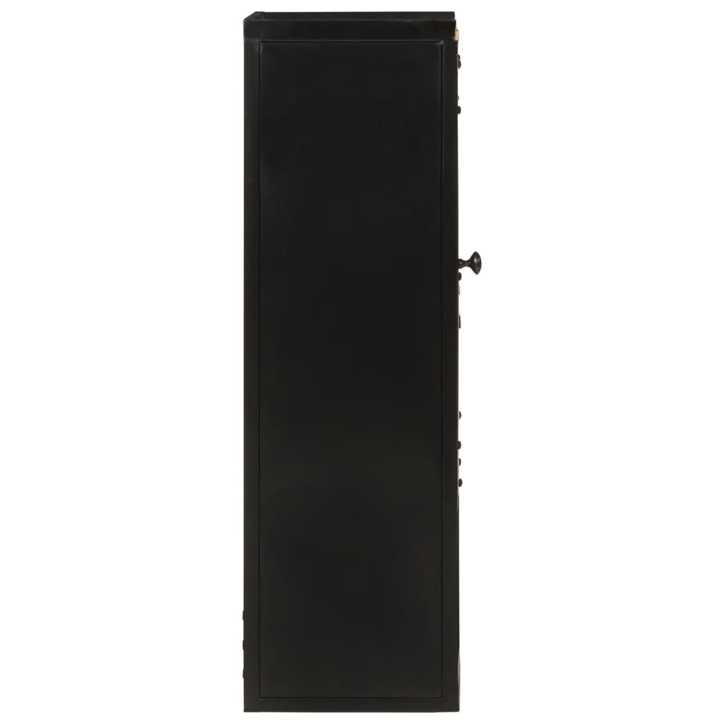 Vidaxl Badezimmerschrank Mangoholz & Eisen 40x27x90cm - 34% Rabatt