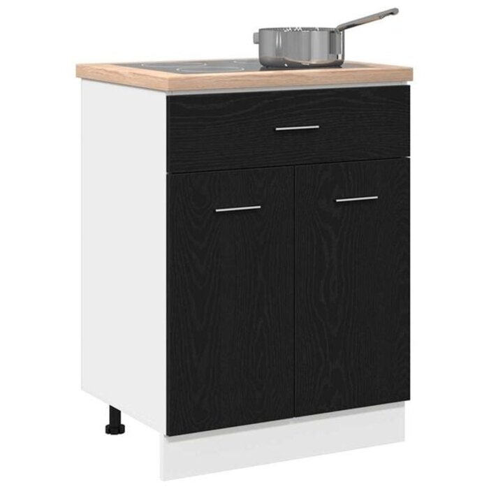 Vidaxl Hängeschrank Schwarz-Eiche 60x46x81,5cm - 34% Rabatt auf Retoure