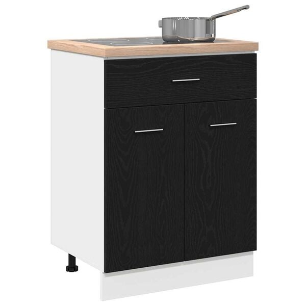 Vidaxl Hängeschrank Schwarz-Eiche 60x46x81,5cm - 34% Rabatt auf Retoure