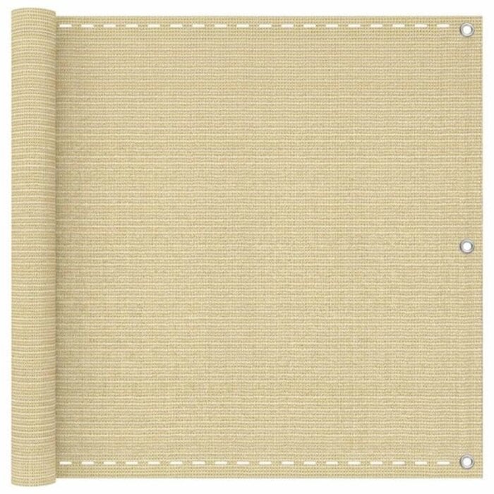 Vidaxl Balkonsichtschutz Beige M (90x1200cm) - 32% Rabatt